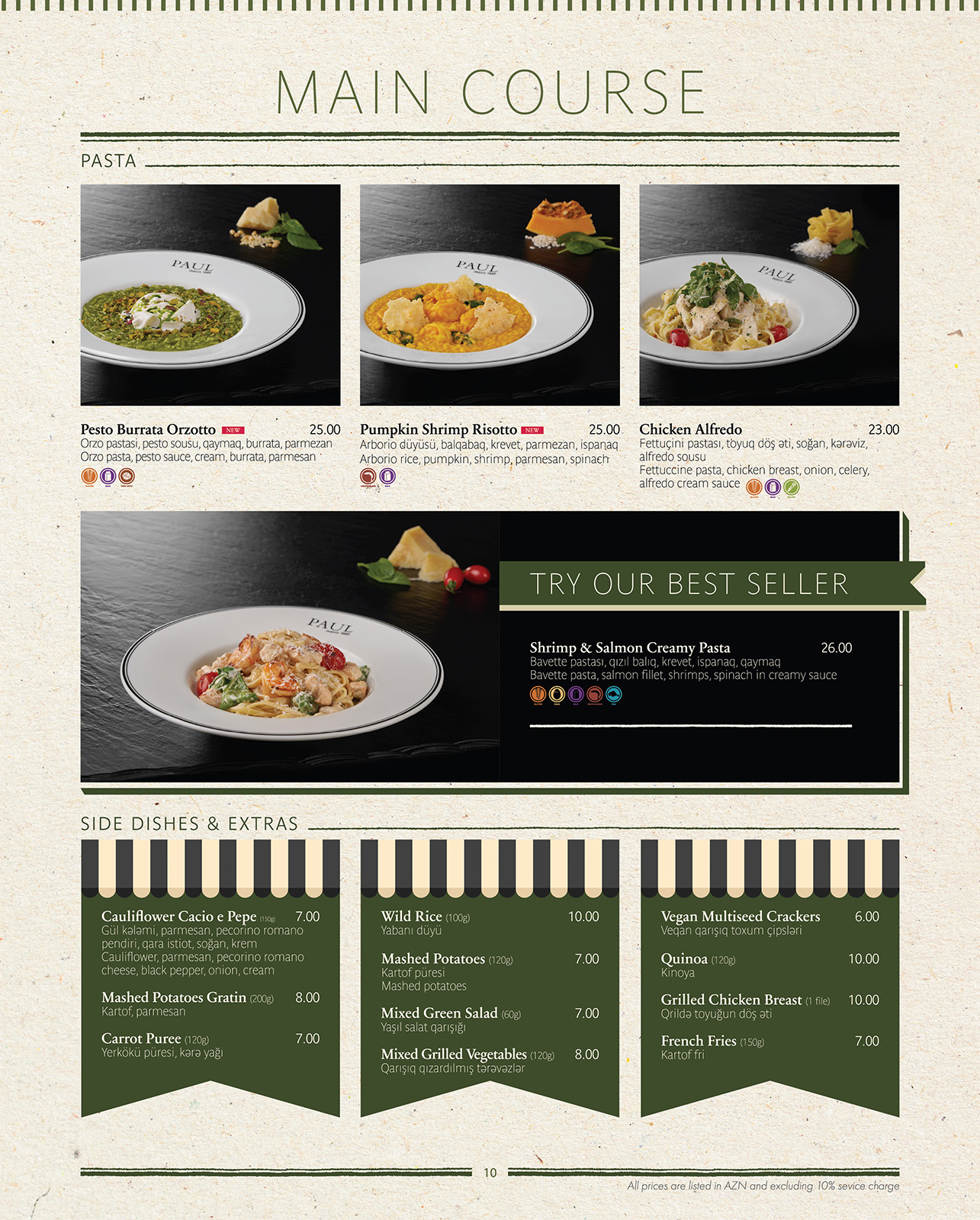 Menu page 11