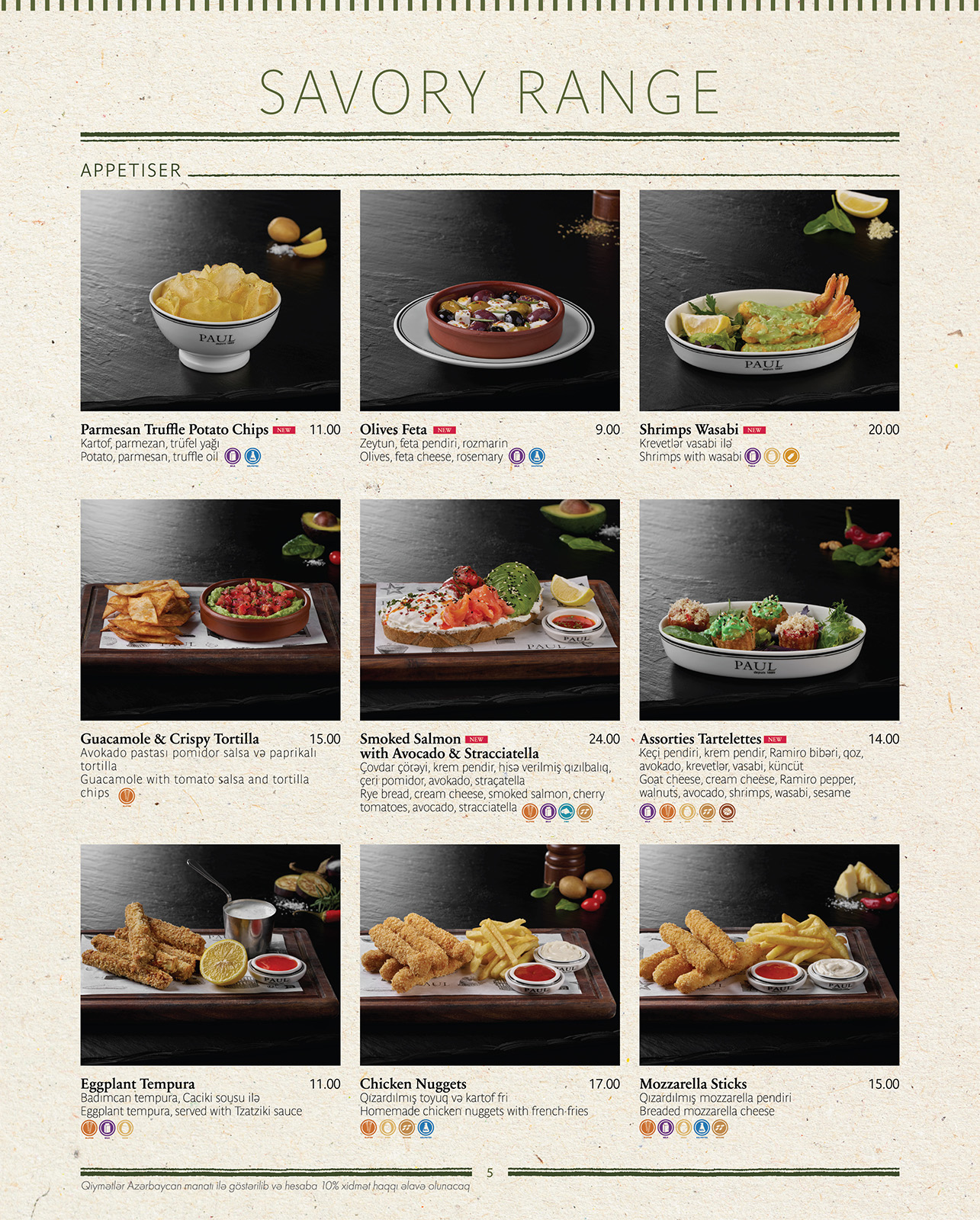Menu page 6
